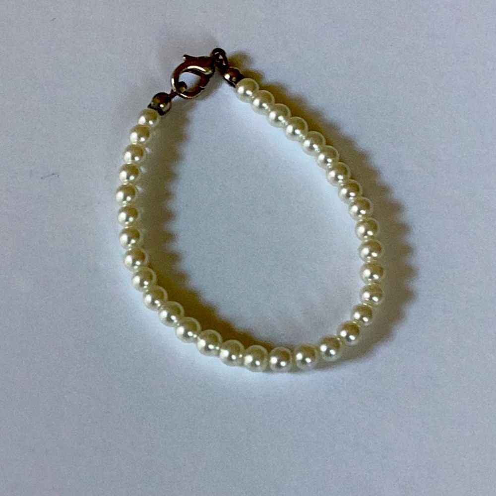 Pearls for a baby or small child. New